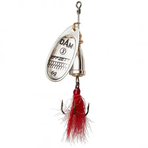 Ofertă limitată Lingurita rotativa Dam Effzett Executor Dressed, Nr.3, 6g, Silver