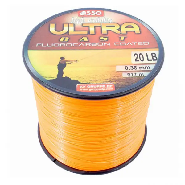 Fir Asso Ultra Cast 0.39mm 18.5kg 1000m Orange Bestseller