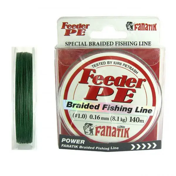 Fir Fanatik Feeder PE Braided 0.10mm 4.50kg 140m Green Comandă acum