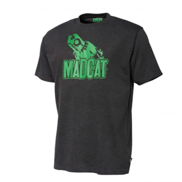 Tricou Madcat Clonk Teaser L Dark Grey Melange Chilipir