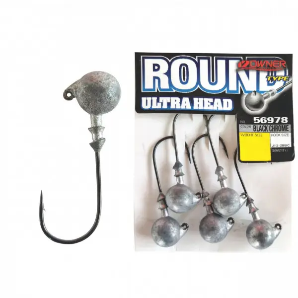 Jig Owner Lestat 56978 No.2/0 18gr Round Jig Head Cumpărături sigure