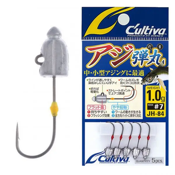 Jig Lestat Owner JH-84 No.8 0.6gr Bullet Jig Head Mai ieftin