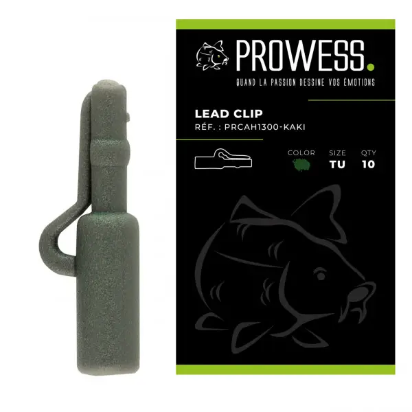 Ofertă Clip Plumb Prowess Classic Kaki x 10