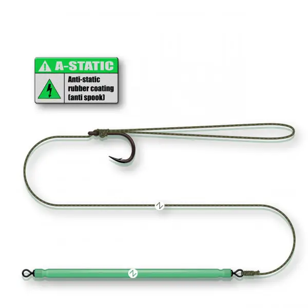 Rig Somn Madcat Bungee Pellet Rig No.2/0 0.95mm 65cm A-Static Suspending Livrare gratuită