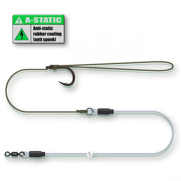 Rig Somn Madcat Combi Pellet No.2/0 0.95mm 65cm A-Static Sinking Super ofertă