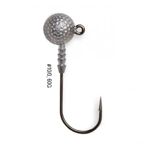 Jig Madcat Golf Ball No.10/0 60gr Jighead Natural Bulk Cel mai vândut
