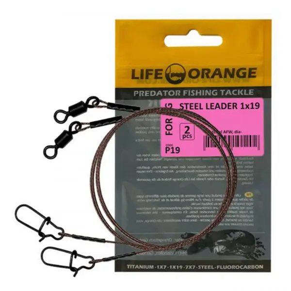 Reducere Struna Otel Orange 18kg 25cm 0.41mm Steel Leader