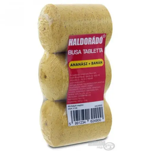 Reducere extra Tablete plancton Haldorado, Ananas Banana, 200g, 3buc/pachet