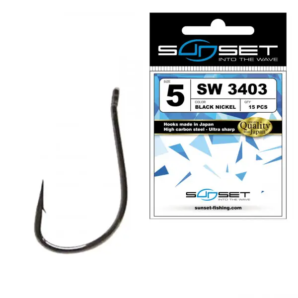 Plată sigură Carlig Sunset SW 3403BN no.14 Sunhooks 15buc