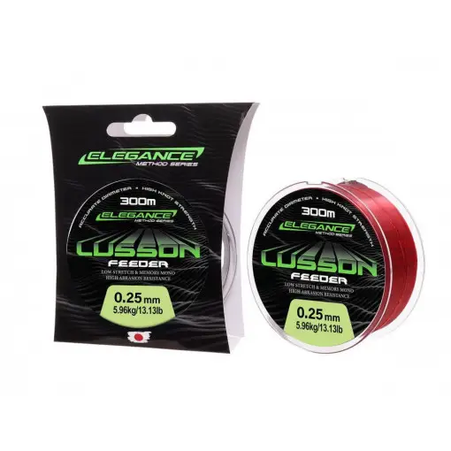 Fir Monofilament Formax Elegance Method Lusson Feeder, Rosu, 300m Popular