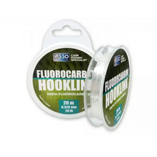 Asso Fluorocarbon Hooklink 20m 0.306mm 6.8kg Clear Ofertă specială