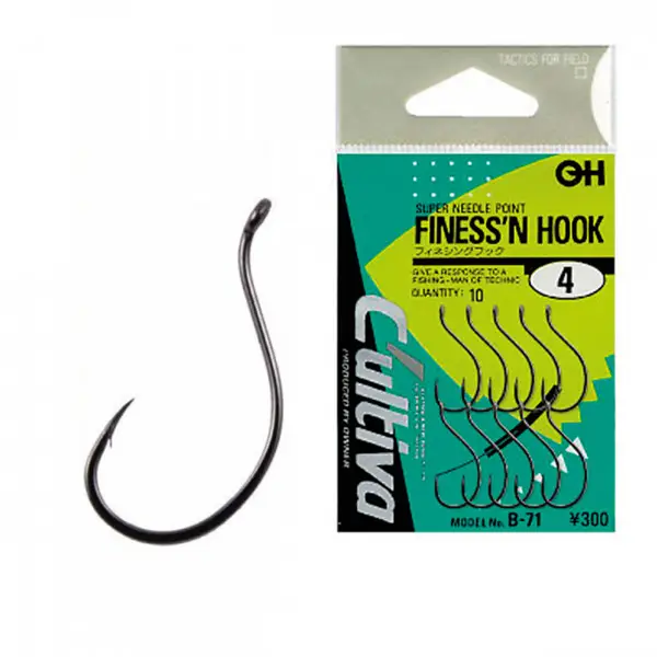 Retur ușor Carlig Cultiva B-71 11526 No.6 Finessing Hook 10buc/plic