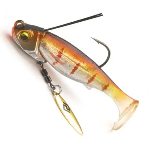 Ultima șansă Swimbait Raid Head Swimmer Libero, 6cm, 5g, 008 Onion Gill, 2+2buc/plic