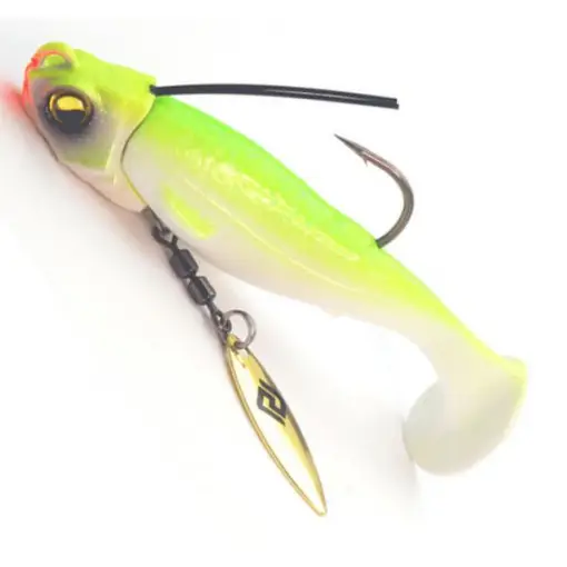 Swimbait Raid Head Swimmer Libero, 6cm, 5g, 009 White Chart, 2+2buc/plic Reducere