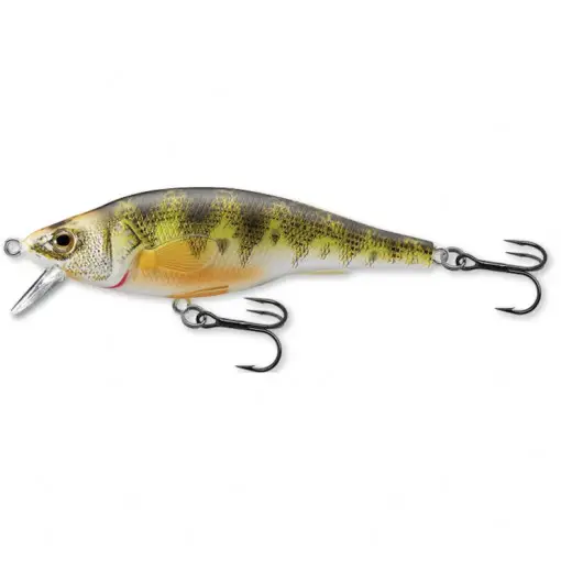 Vobler Live Target Yellow Perch Jerkbait, Shallow, 11.5cm, 35g, Natural-Matte Plată sigură