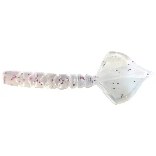 Discount Grub Mustad Aji Finesse Hila, 4.3cm, Clear Purple Glitter, 12buc/plic