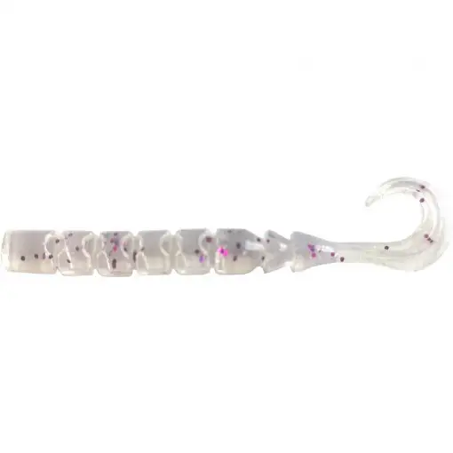 Grub Mustad Aji Finesse Micro, 6.3cm, Clear Purple Glitter, 12buc/plic Plată sigură