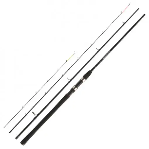 Cel mai vândut Lanseta Daiwa Black Widow Feeder, 3.00m, 80g, 3+2 tronsoane