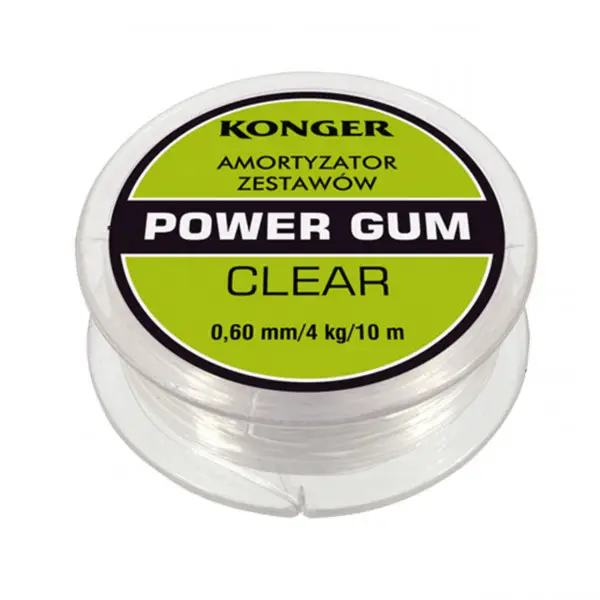 Livrare gratuită Powergum Method Feeder Konger 0.6mm 4kg 10m Shock Absorber Clear