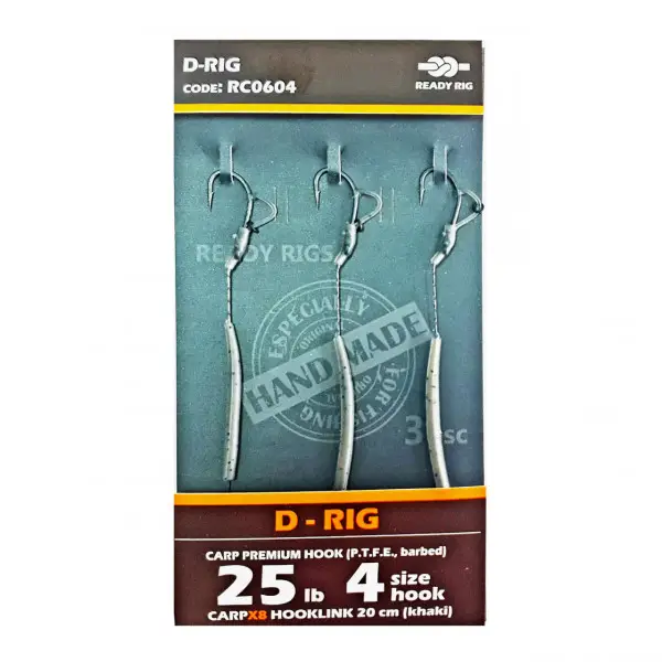 Reducere specială Rig Crap D-Rig 04 Orange Series 6 No.4 25lb 20cm 3buc