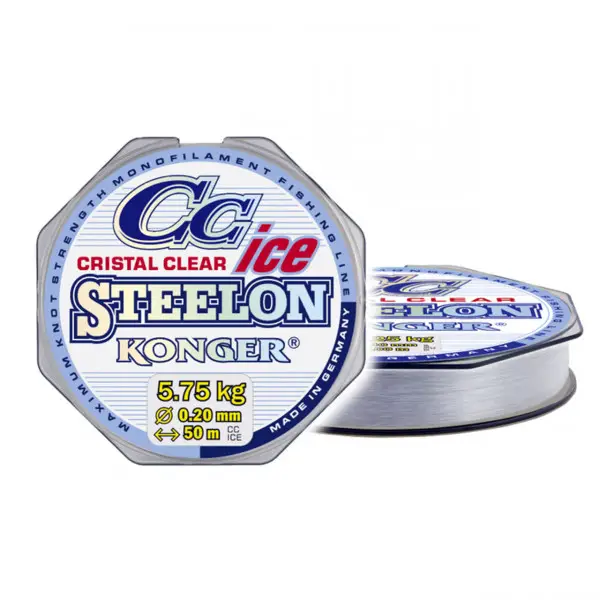 Ofertă exclusivă Fir Konger Steelon CC Cristal Clear Ice 0.20mm 5.75kg 50m