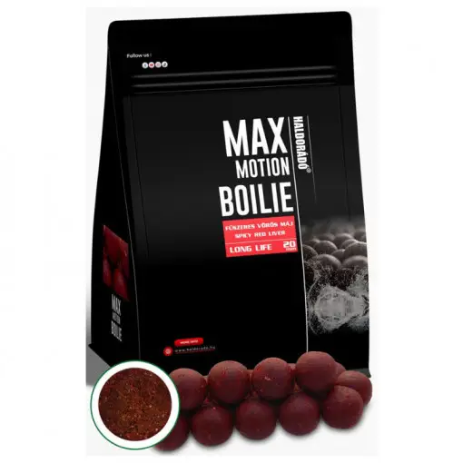 Boilies Haldorado Max Motion Boilie Long Life, 20mm, 800g Ofertă de sezon