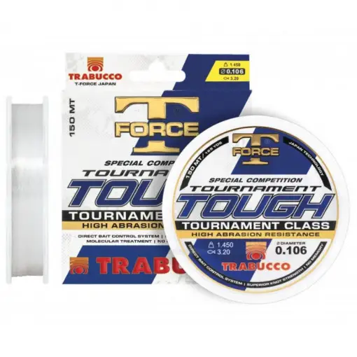 Preț mic Fir Monofilament Trabucco Tournament Tough New, Transparent, 150m
