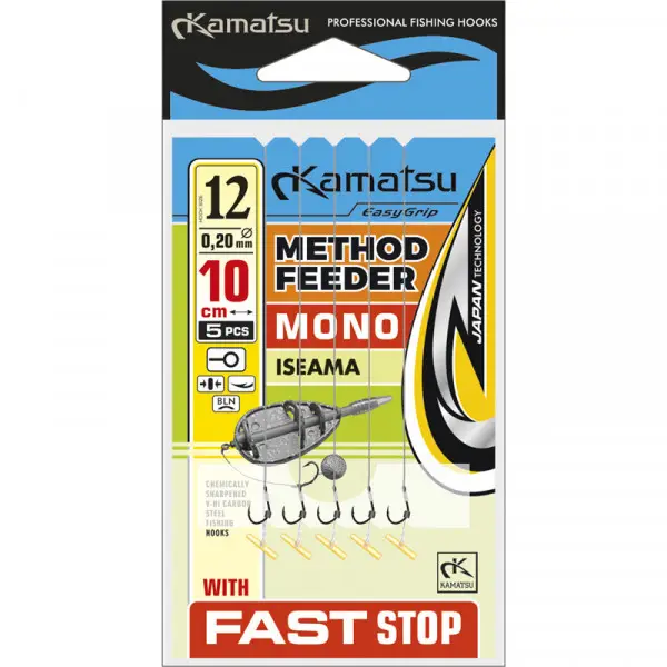 Reduceri Rig Method Feeder pe Fast Stop Kamatsu Iseama Monofilament 5buc