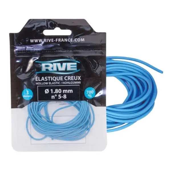 Ofertă de sezon Elastic Rive Creux - 1.80mm x 3m Albstru