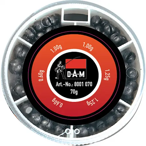 Nu rata Set Plumbi Alice DAM, 6 Compartimente, 0.60-1.25g