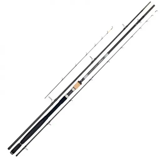 Lanseta Daiwa N'Zon Super Slim Feeder, 3.96m, 120g, 3+2 tronsoane Plată sigură