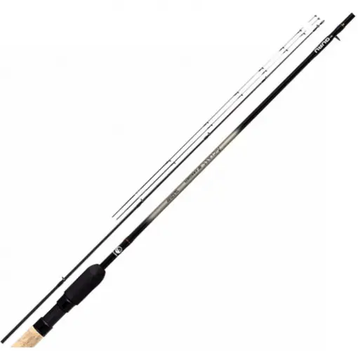 Retur ușor Lanseta Guru A-Class Distance Method Feeder, 3.66m, 1-80g, 2+2 tronsoane
