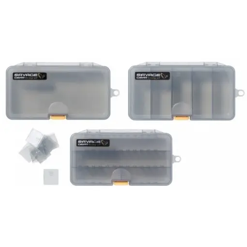 Plată sigură Set 3 Cutii Savage Gear Pentru Accesorii 1 Smoke Combi