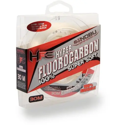 Calitate înaltă Fir Fluorocarbon Lineaeffe Nobu HFC Super Soft, Transparent, 30m