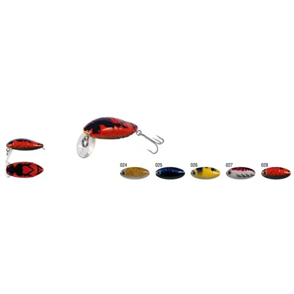 Vobler Kamatsu Power Bug 28mm 1.8gr DBE Dor Beetle Popular