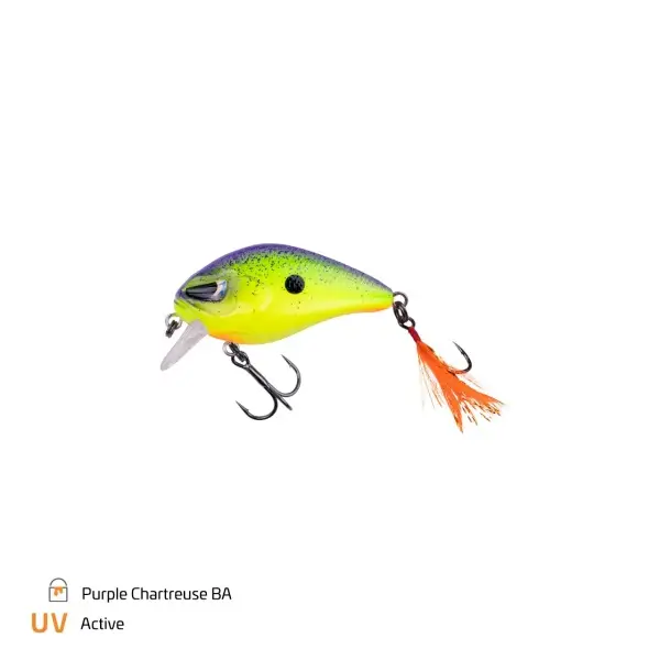 Vobler Zeck Danny 4.5cm 5.5gr Purple Chartreuse BA Nu rata