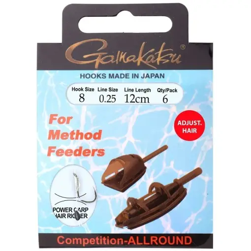 Montura Gamakatsu Method Hair AD PCHR, 12cm, 6buc/plic Livrare expres