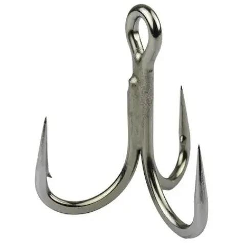 Ancora Tripla Mustad Jaw Lok In-Line Treble Titan Steel 5X Strong Preț redus