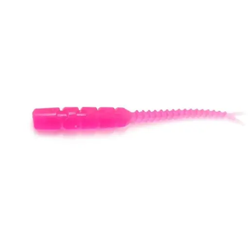 Super ofertă Grub Mustad Aji Bachi, UV Clear Pink, 5cm, 15buc/plic