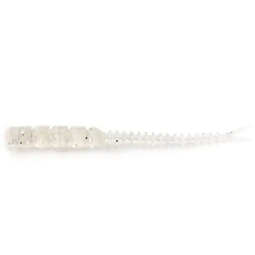 Grub Mustad Aji Bachi, Clear Silver Glitter, 5cm, 15buc/plic Ultima șansă