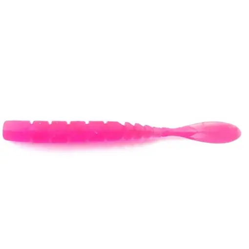 Grub Mustad Aji Micro Fla, UV Clear Pink, 5cm, 15buc/plic Mai ieftin