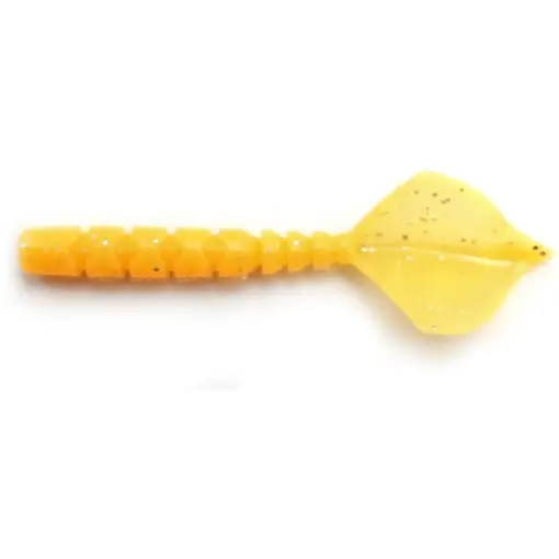 Grub Mustad Aji Micro Hila, Orange Glow Glitter, 4.3cm, 12buc/plic Reducere specială