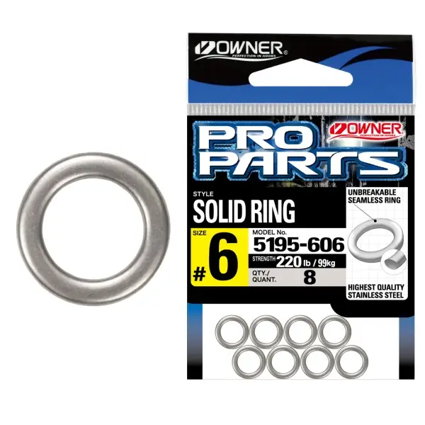 Inele Solide Otel Owner 5195 Solid Ring 8buc/pac Preț promoțional