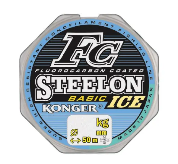 Retur ușor Fir Monofilament Konger 50m Steelon FC Basic Ice