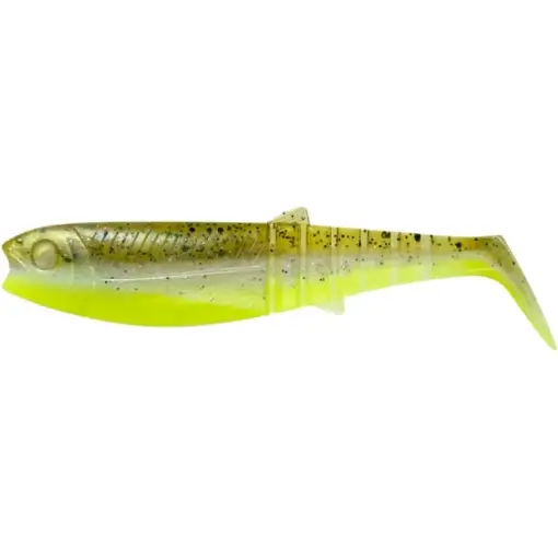 Cel mai vândut Shad Savage Gear Cannibal Shad, Green Pearl Yellow, 10cm, 9g, 5buc