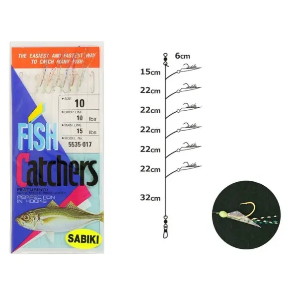 Ofertă specială Sabiki Owner 5535 Mackerel Skin 6buc/pac