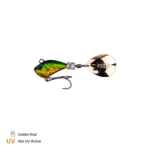 Retur ușor Spinnertail Zeck Mini Rogue Runner 5g Golden Kiwi