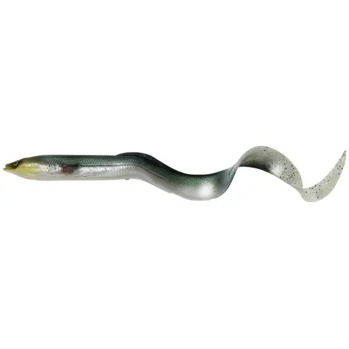 Shad Savage Gear 3D Real EEL, Green Silver, 15cm, 12g, 3buc Preț mic