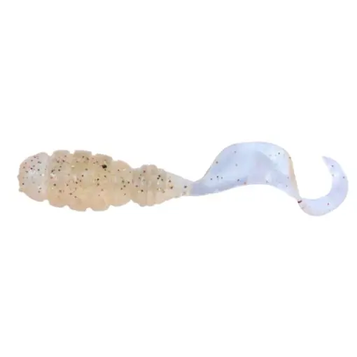 Naluca Jackall Good Meal Grub, Glow Crash Clear Krill, 3.8cm, 8buc Super ofertă