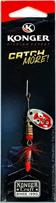 Lingura Rotativa Konger Tarpon Champion No.1 4gr 03 Red Promoție